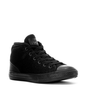 All black mid kids converse